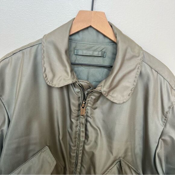 Vintage Scovill 1980’s Authentic US Army Issued Military Air Force Flight Jacket - Picture 3 of 12